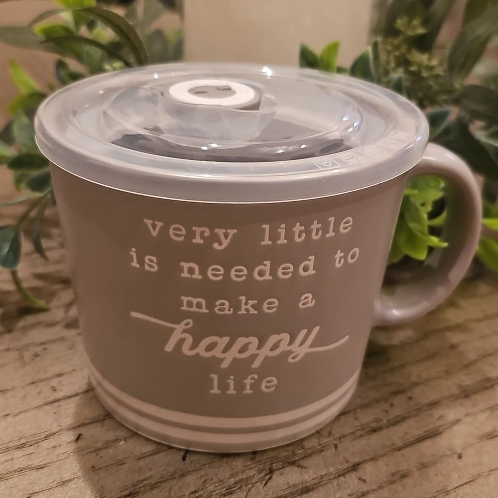 Souper Mug with Lid NWOT Boston Warehouse